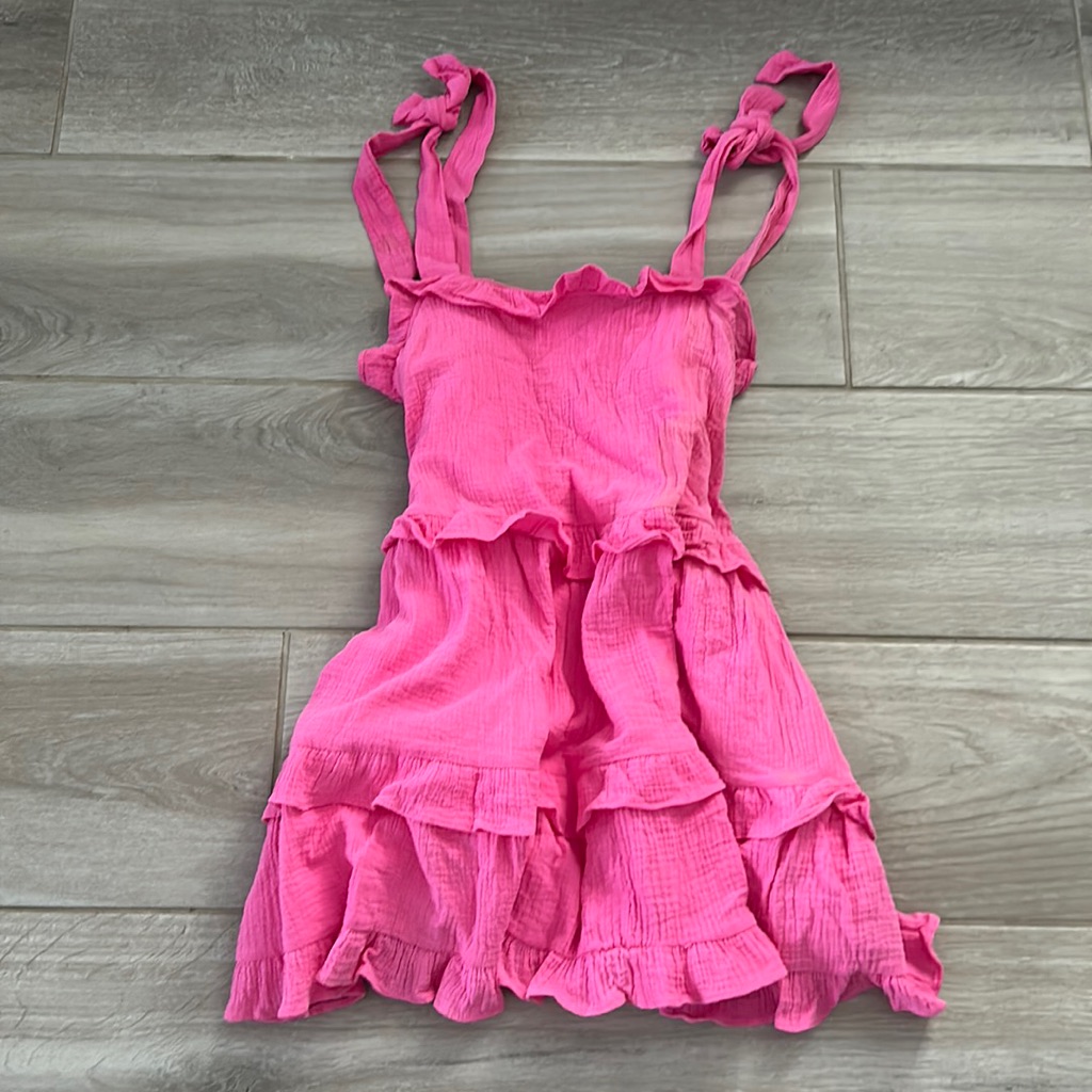 Nwt &Merci Pink Tiered Sundress